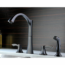 Load image into Gallery viewer, VANGUARD Undermount 30 in. Single Bowl Kitchen Sink with Soave Faucet in Oil Bronze- Anzzi