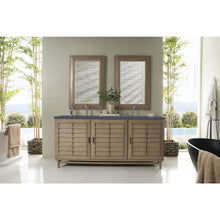 Load image into Gallery viewer, James Martin Portland 72&quot; Whitewashed Walnut Double Vanity