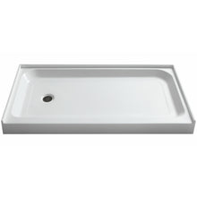 Load image into Gallery viewer, Tier 36 x 60  in. Left Drain Single Threshold Shower Base in White- Anzzi