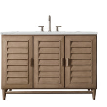 Load image into Gallery viewer, James Martin Portland 48&quot; Whitewashed Walnut Single Vanity- James Martin