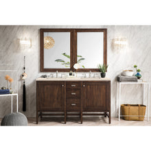 Load image into Gallery viewer, James Martin Addison 60&quot; Mid Century Acacia Double Vanity