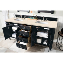 Load image into Gallery viewer, James Martin Brittany 72&quot;  Black Onyx Double Vanity