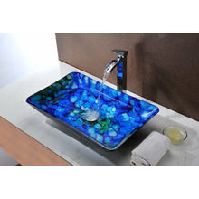 Load image into Gallery viewer, Avao Series Deco-Glass Vessel Sink in Lustrous Blue- Anzzi