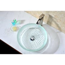 Load image into Gallery viewer, Canta Series Deco-Glass Vessel Sink in Lustrous Translucent Crystal- Anzzi