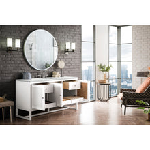 Load image into Gallery viewer, James Martin Athens 60&quot; Glossy White Single Vanity