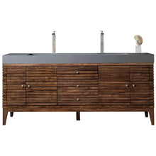 Load image into Gallery viewer, James Martin Linear 72&quot; Mid Century Walnut Double Vanity- James Martin