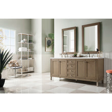 Load image into Gallery viewer, James Martin Chicago 72&quot; Whitewashed Walnut Double Vanity