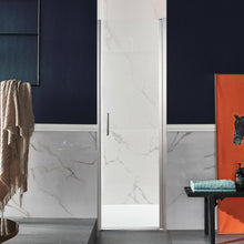 Load image into Gallery viewer, Lancer 23 in. x 72 in. Semi-Frameless Shower Door with TSUNAMI GUARD in Brushed Nickel- Anzzi