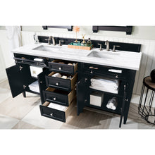 Load image into Gallery viewer, James Martin Brittany 72&quot;  Black Onyx Double Vanity