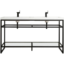 Load image into Gallery viewer, James Martin Boston 63&quot; Stainless Steel Sink Console (Double Basins)- James Martin