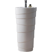 Load image into Gallery viewer, James Martin Quebec 17.5&quot; Solid Surface Pedestal Sink- James Martin