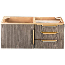 Load image into Gallery viewer, James Martin Mercer Island 36&quot; Ash Gray - Radiant Gold Single Vanity- James Martin