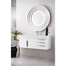 Load image into Gallery viewer, James Martin Mercer Island 48&quot; Glossy White Single Vanity