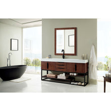 Load image into Gallery viewer, James Martin Columbia 72&quot; Coffee Oak - Matte Black Single Vanity