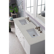 Load image into Gallery viewer, James Martin Palisades 60&quot; Bright White Double Vanity
