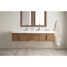 Load image into Gallery viewer, James Martin Mercer Island 72&quot; Latte Oak Double Vanity