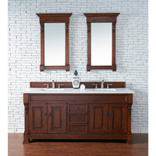 Load image into Gallery viewer, James Martin Brookfield 72&quot; Warm Cherry Double Vanity