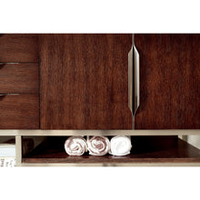 Load image into Gallery viewer, James Martin Columbia 72&quot; Coffee Oak - Matte Black Double Vanity