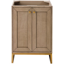 Load image into Gallery viewer, James Martin Chianti 24&quot; Whitewashed Walnut - Radiant Gold Single Vanity- James Martin