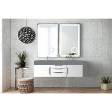 Load image into Gallery viewer, James Martin Mercer Island 59&quot; Glossy White Double Vanity