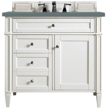 Load image into Gallery viewer, James Martin Brittany 36&quot;Bright White Single Vanity- James Martin