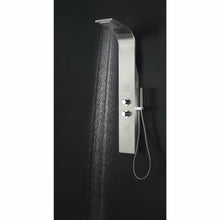 Load image into Gallery viewer, Anchorage 51 in. Full Body Shower Panel with Heavy Rain Shower and Spray Wand in Brushed Steel- Anzzi