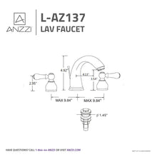 Load image into Gallery viewer, Merchant 8 in. Widespread 2-Handle Bathroom Faucet in Brushed Nickel- Anzzi