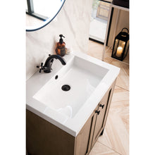 Load image into Gallery viewer, James Martin Chianti 24&quot; Whitewashed Walnut - Matte Black Single Vanity
