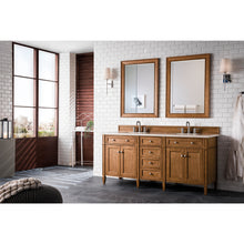 Load image into Gallery viewer, James Martin Brittany 72&quot;  Saddle Brown Double Vanity