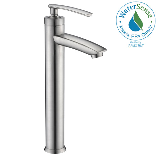 Fifth Single Hole Single-Handle Bathroom Faucet in Brushed Nickel- Anzzi