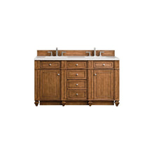 Load image into Gallery viewer, James Martin Bristol 60&quot; Saddle Brown Double Vanity