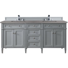 Load image into Gallery viewer, James Martin Brittany 72&quot;  Urban Gray Double Vanity- James Martin