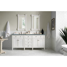 Load image into Gallery viewer, James Martin Brittany 72&quot; Bright White Double Vanity