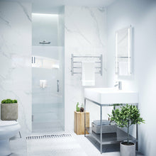 Load image into Gallery viewer, Passion Series 24 in. by 72 in. Frameless Hinged Shower Door in Chrome with Handle- Anzzi