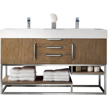 Load image into Gallery viewer, James Martin Columbia 59&quot; Latte Oak Double Vanity- James Martin