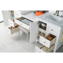 Load image into Gallery viewer, James Martin Copper Cove Encore 86&quot; Bright White Double Vanity Set