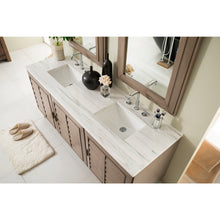 Load image into Gallery viewer, James Martin Portland 72&quot; Whitewashed Walnut Double Vanity