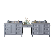 Load image into Gallery viewer, James Martin Copper Cove Encore 122&quot; Silver Gray Double Vanity Set
