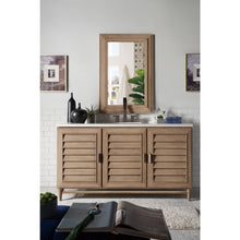 Load image into Gallery viewer, James Martin Portland 60&quot; Whitewashed Walnut Single Vanity