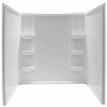 Load image into Gallery viewer, Lex-Class 60 in. x 36 in. x 60 in. 3-piece DIY Friendly Alcove Shower Surround in White- Anzzi