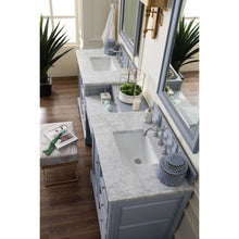 Load image into Gallery viewer, James Martin De Soto 94&quot; Silver Gray Double Vanity Set