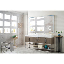 Load image into Gallery viewer, James Martin Columbia 72&quot; Ash Gray Double Vanity