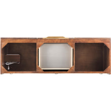 Load image into Gallery viewer, James Martin Columbia 59&quot; Coffee Oak - Radiant Gold Double Vanity