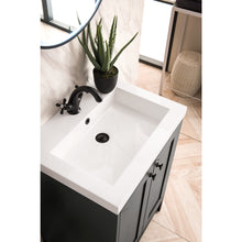 Load image into Gallery viewer, James Martin Chianti 24&quot; Mineral Grey - Matte Black Single Vanity