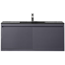 Load image into Gallery viewer, James Martin Milan 47.3&quot; Modern Grey Glossy Single Vanity- James Martin