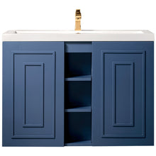Load image into Gallery viewer, James Martin Alicante&#39; 39.5&quot; Azure Blue Single Vanity Cabinet- James Martin