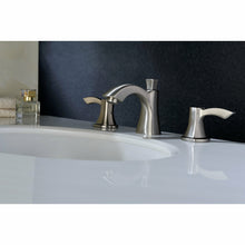 Load image into Gallery viewer, Sonata Series 8 in. Widespread 2-Handle Mid-Arc Bathroom Faucet in Brushed Nickel- Anzzi