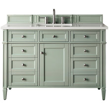Load image into Gallery viewer, James Martin Brittany 48&quot;  Sage Green Single Vanity- James Martin