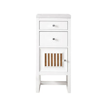 Load image into Gallery viewer, James Martin Athens 15 Cabinet w/ Drawers &amp; Door Glossy White