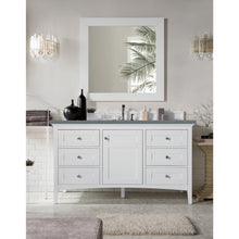 Load image into Gallery viewer, James Martin Palisades 60&quot; Bright White Single Vanity